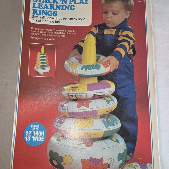 Stack 'n Play Learning Rings - Colorful Educational Toy - Picture 1 of 10